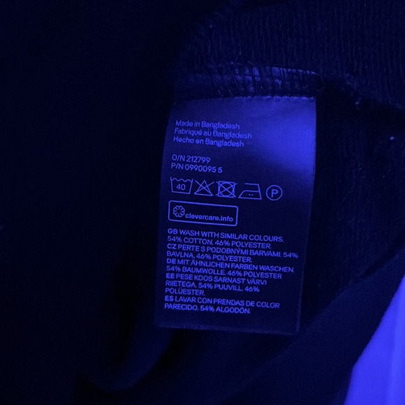 H&M - XXL Black Crew Neck Crop Sweater - Picture 7 of 7